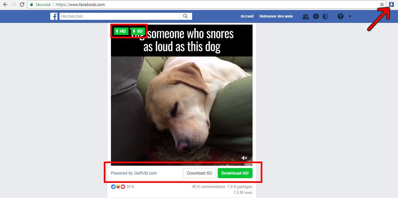 How to Download Facebook Videos Using Chrome Extension - Getfvid.com